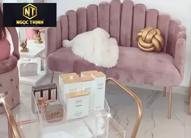 SOFA PHÒNG CHỜ NAILS/SPA NHỎ GỌN THÍCH HỢP CHO KHÔNG GIAN TIẾT KIỆM - SFSP04